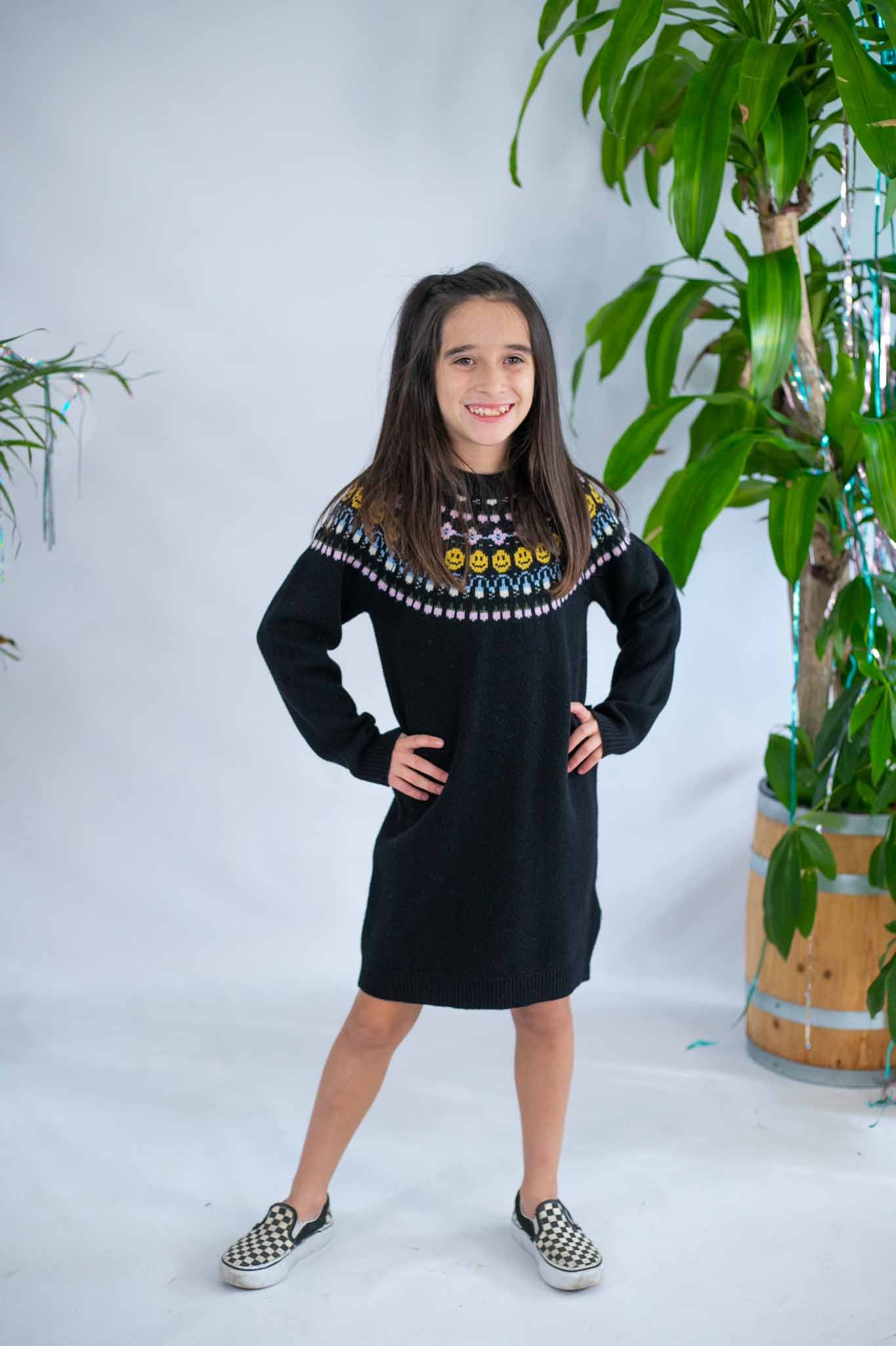 Girls Fair Isle Sweater Dress, Dresses