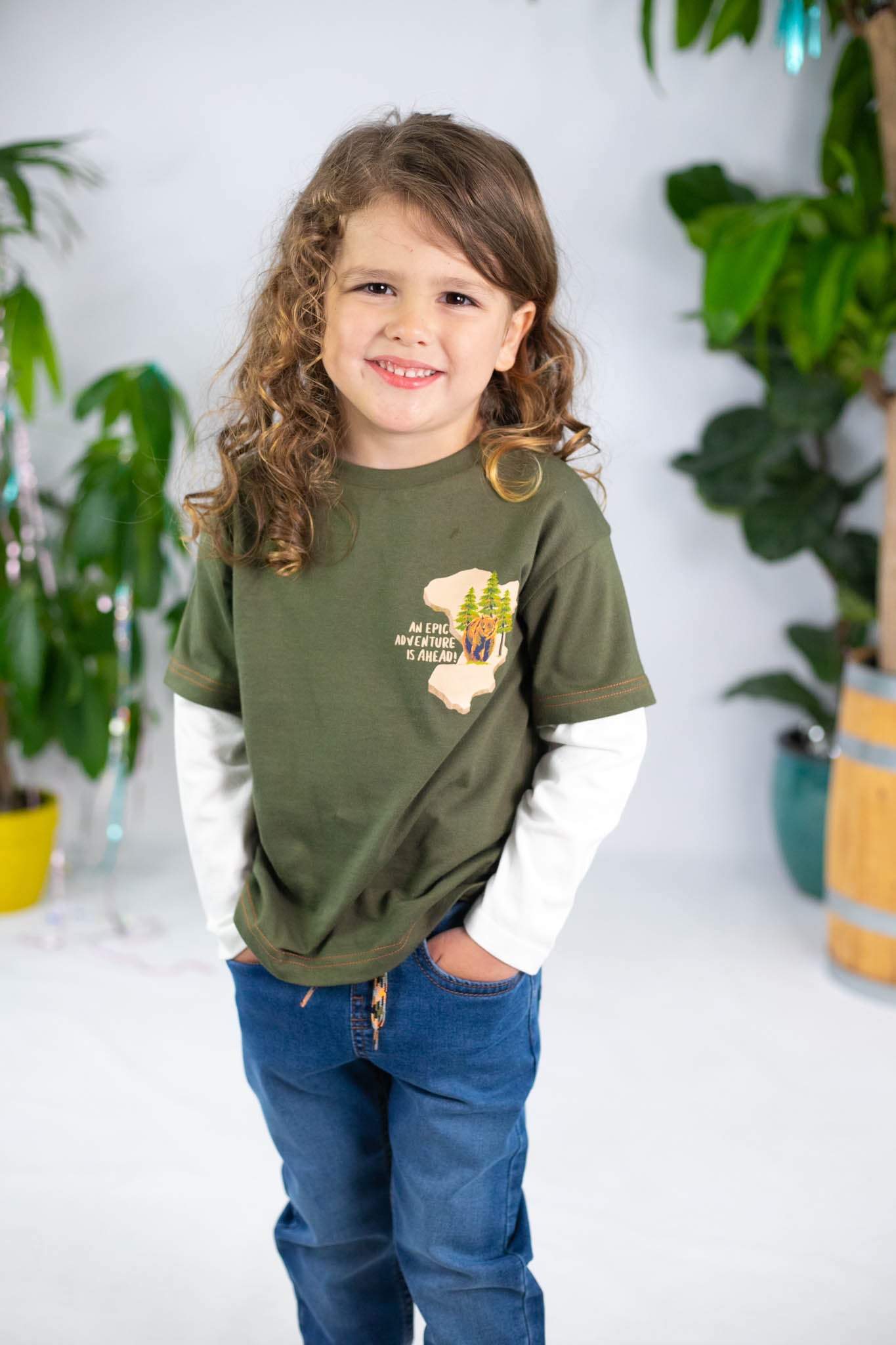 Mayoral Kids Olive Green Long-Sleeve for Boys