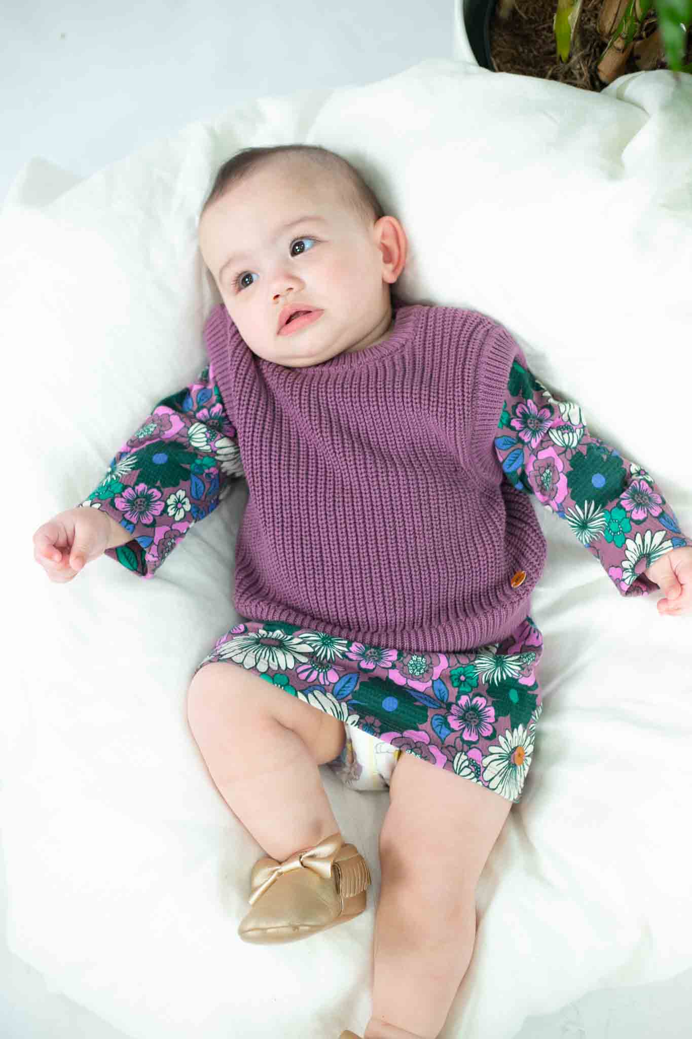 Plum purple outlet sweater