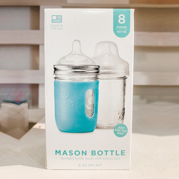 Mason Bottle - Silicone Sleeve 8oz
