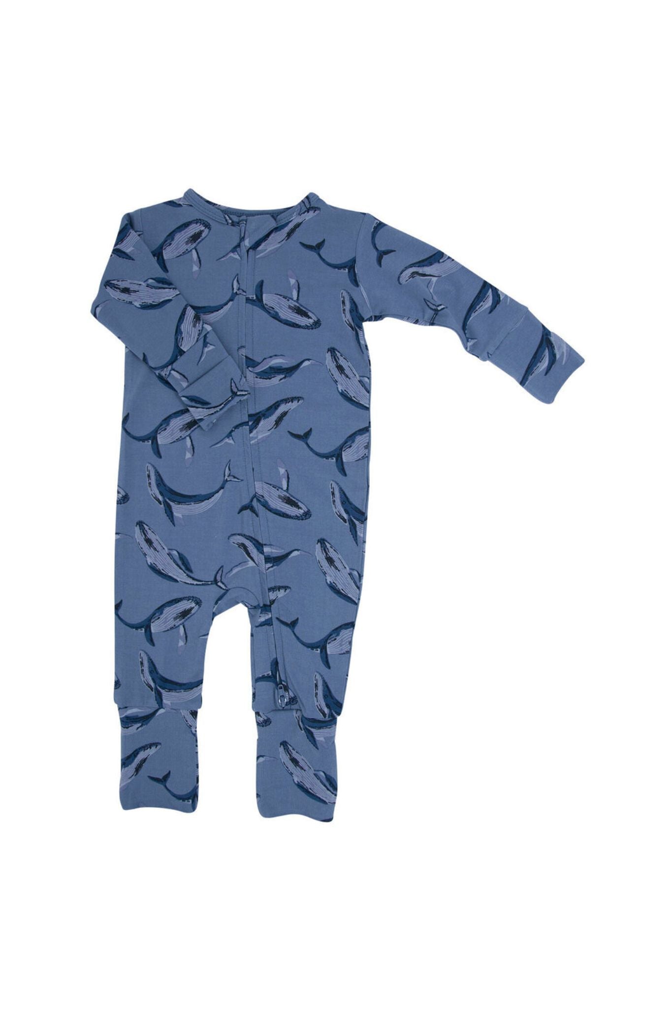 Sweet Bamboo Wally Whale Convertible Romper