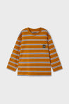 Mayoral Burnt Orange Striped Shirt