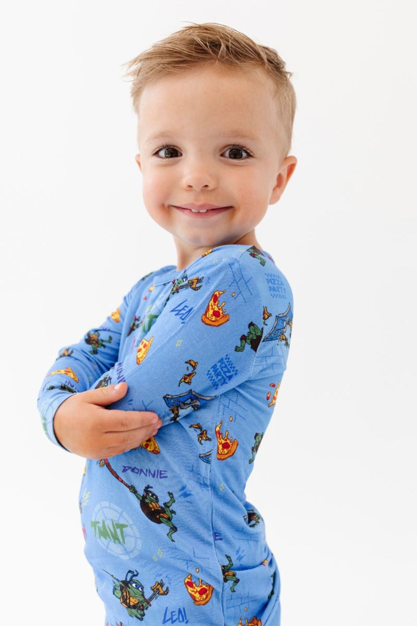 Teenage Mutant Ninja Turtles Bamboo PJs Toddler Boy Bowfish Kids