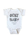 Bowfish Kids Grey OCNJ Baby Onesie