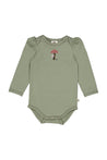 Musli Poetry Green Botany Puff Onesie