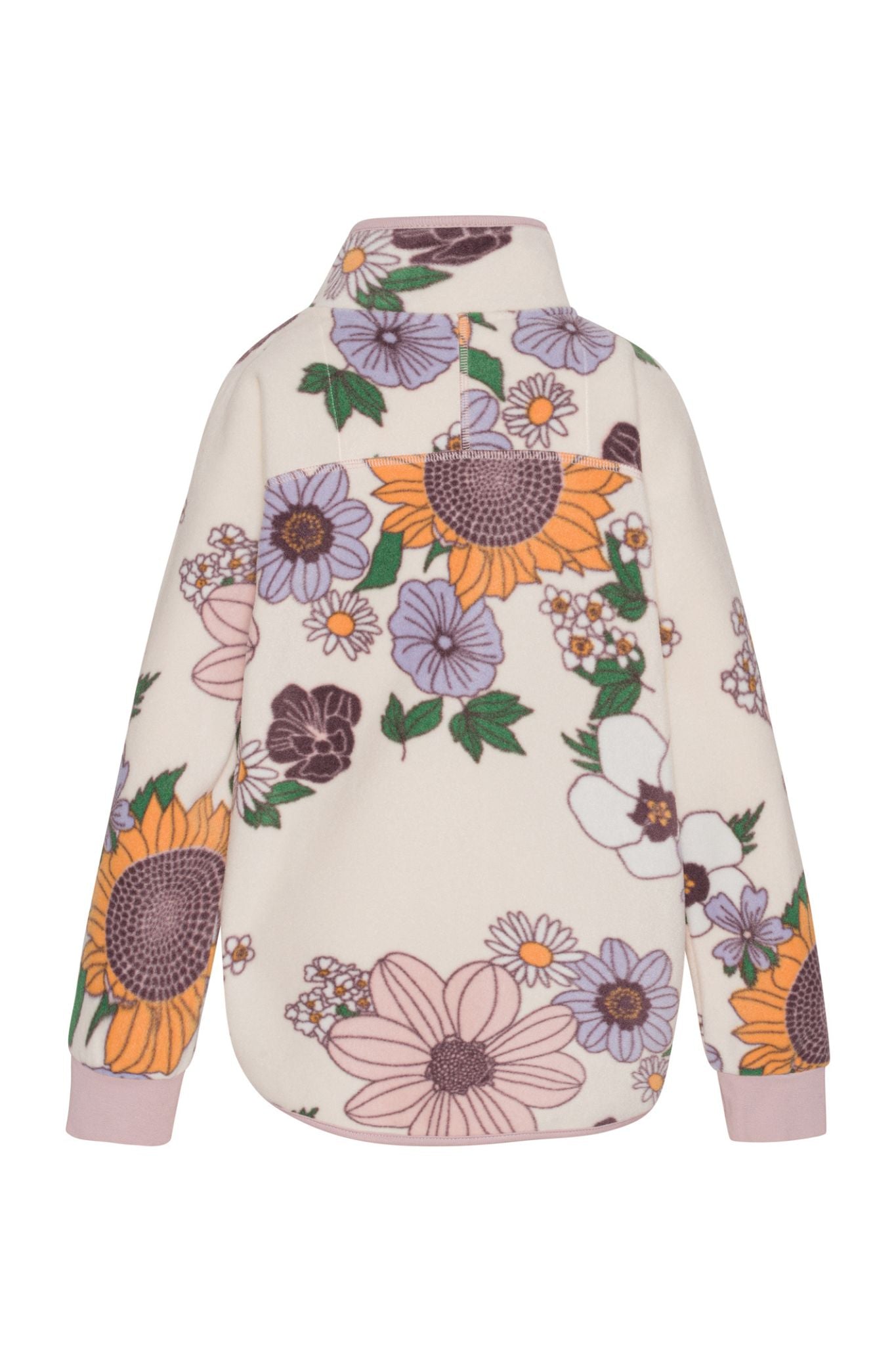 Molo Painted Flowers Puffer Jacket