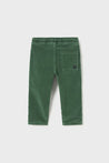 Mayoral Green Micro-Cord Lined Trouser