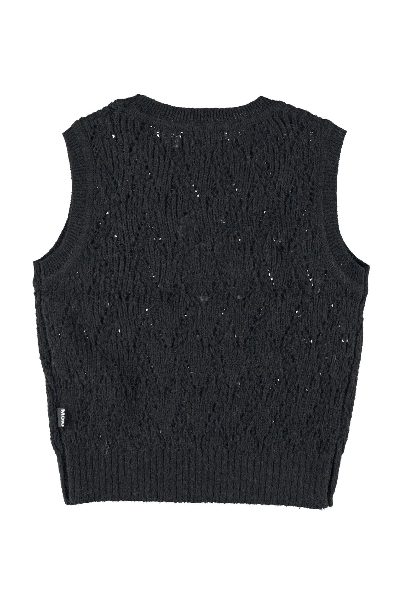 Greta Black Wool Vest (Girl) – Bowfish Kids