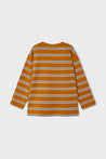 Mayoral Burnt Orange Striped Shirt