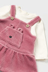 Mayoral Newborn Lollipop Dungaree Bear Dress