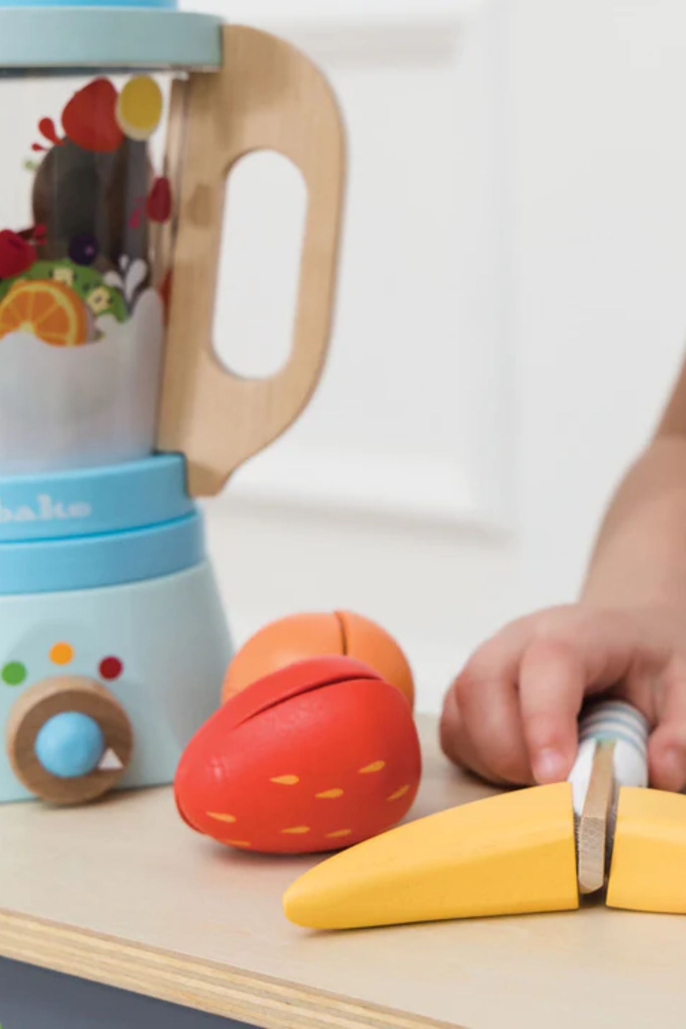 Toy Blender with Fruit