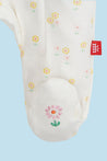 Magnetic Me Evangeline Organic Ruffle Footie