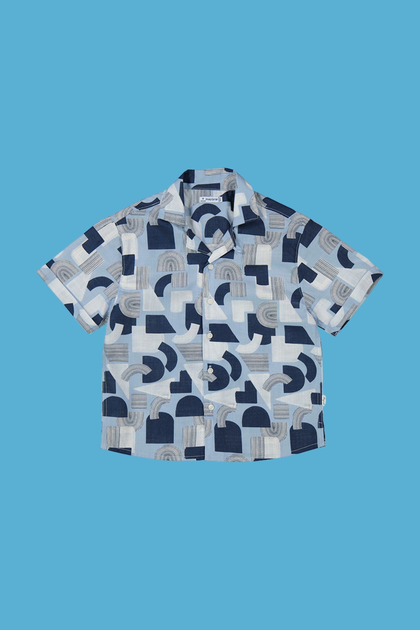 Mayoral Shapes Button Up Shirt&nbsp;