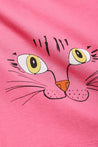 Mini Rodini Organic Hot Pink Cat Face Trouser