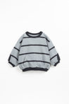 Play Up Blue Striped Jersey Sweatshirt