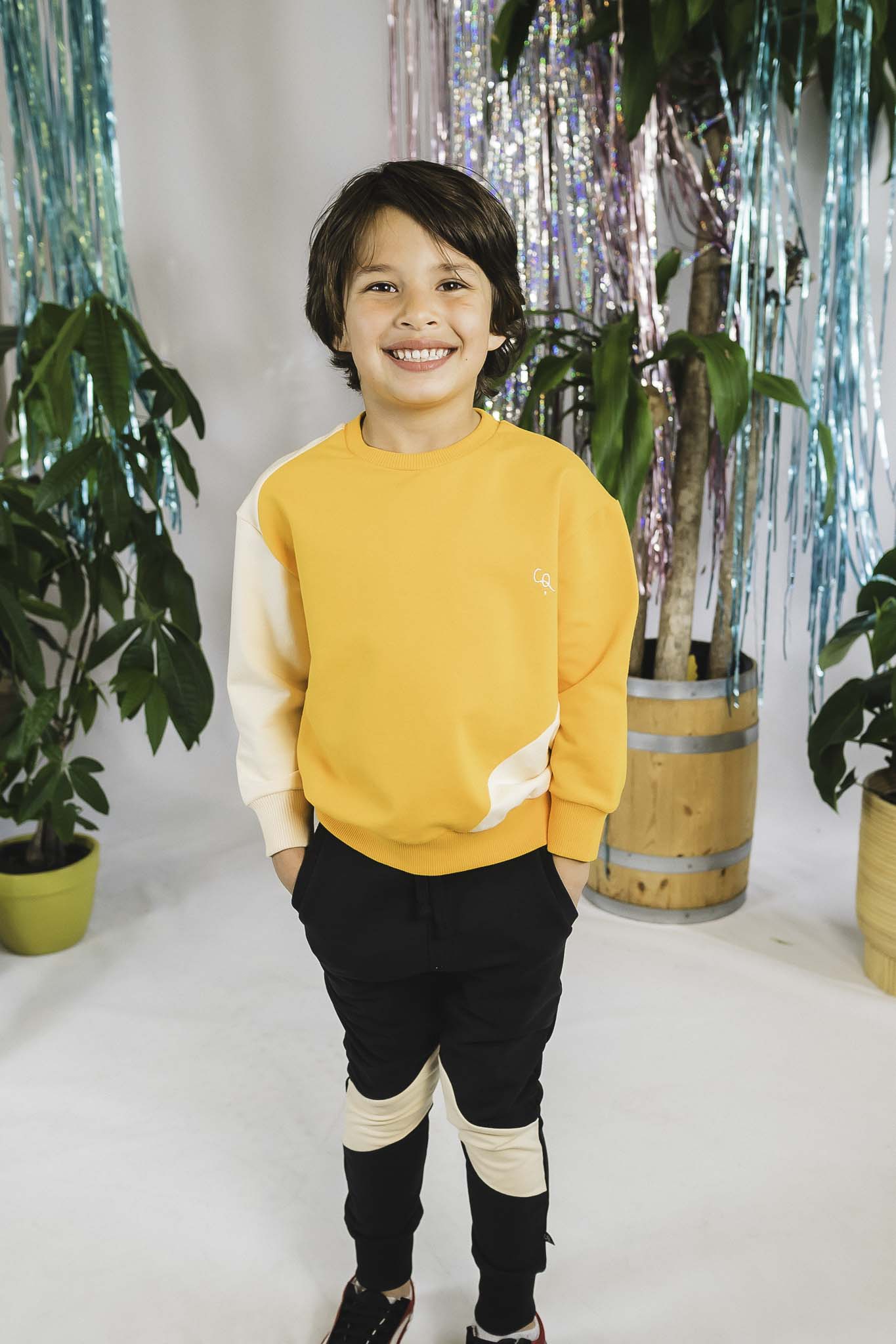 Carlijnq Yellow French Terry Sweater 