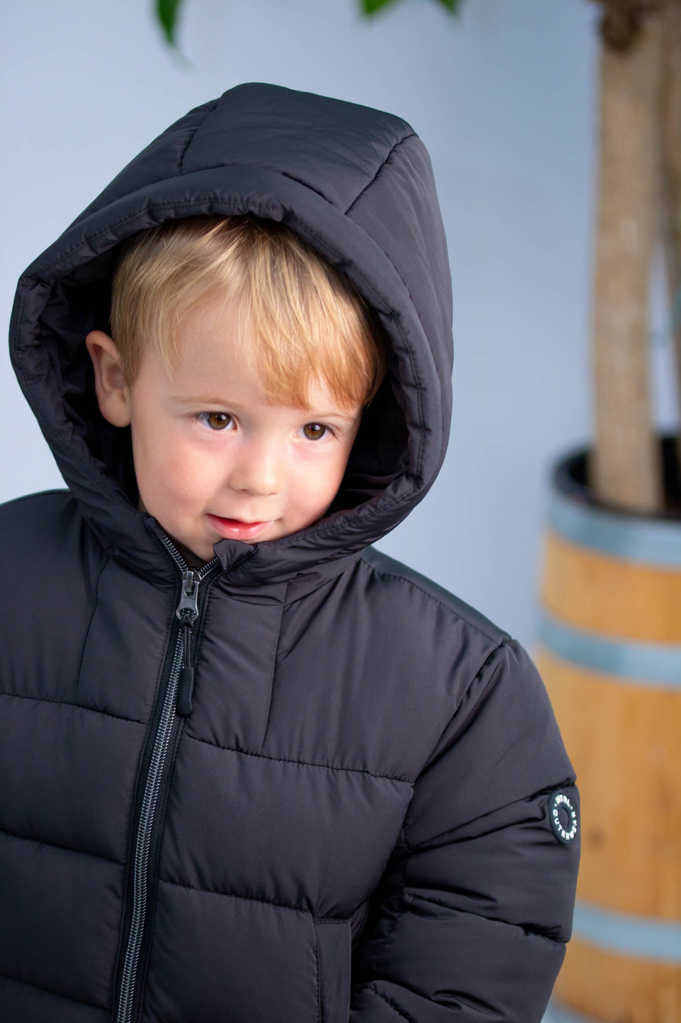 boys black puffer jacket