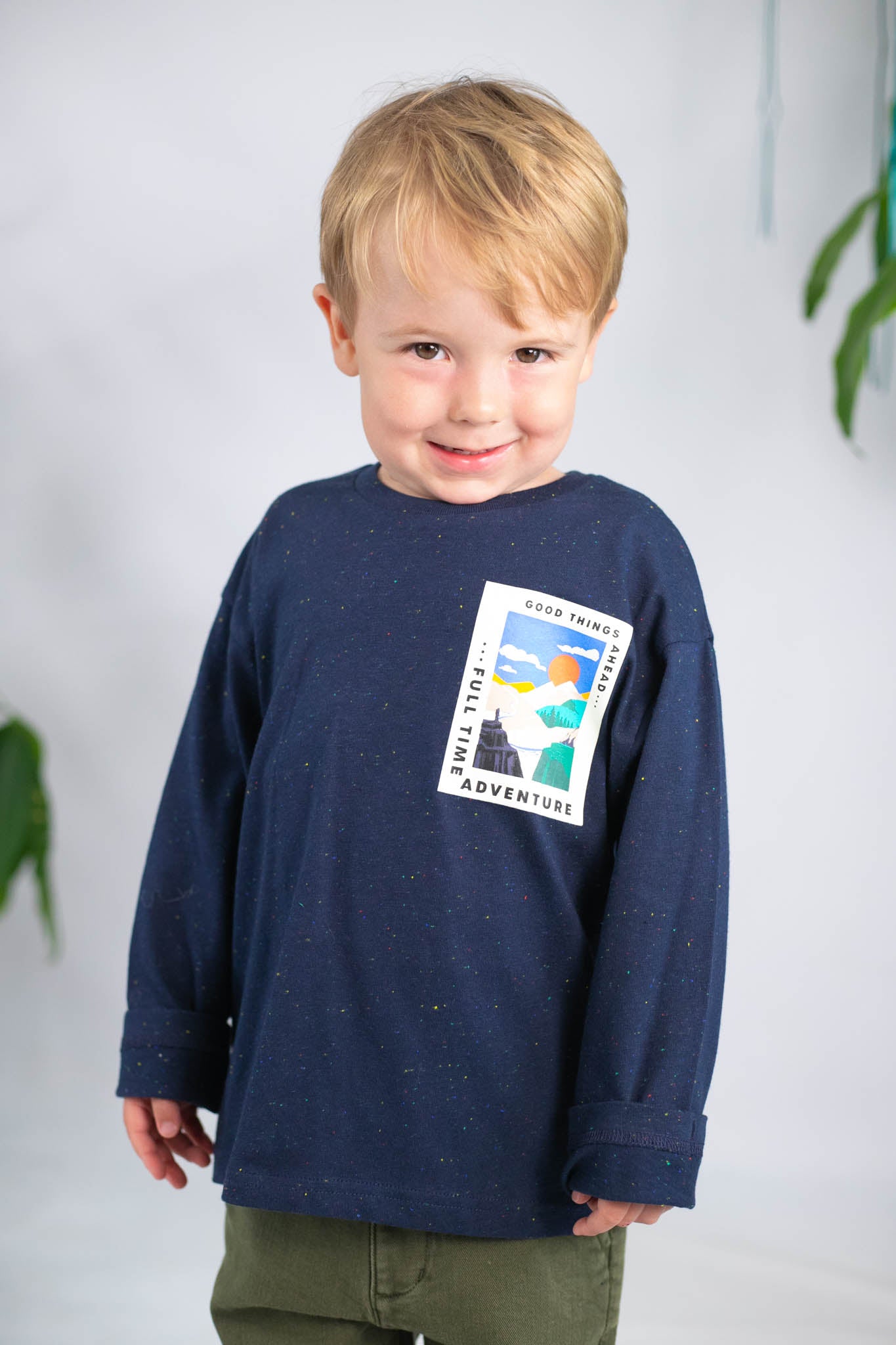 Blue Adventure Long Sleeve Shirt (Boy) – Bowfish Kids