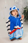 Mayoral Blue Surfer Dude Hooded Towel