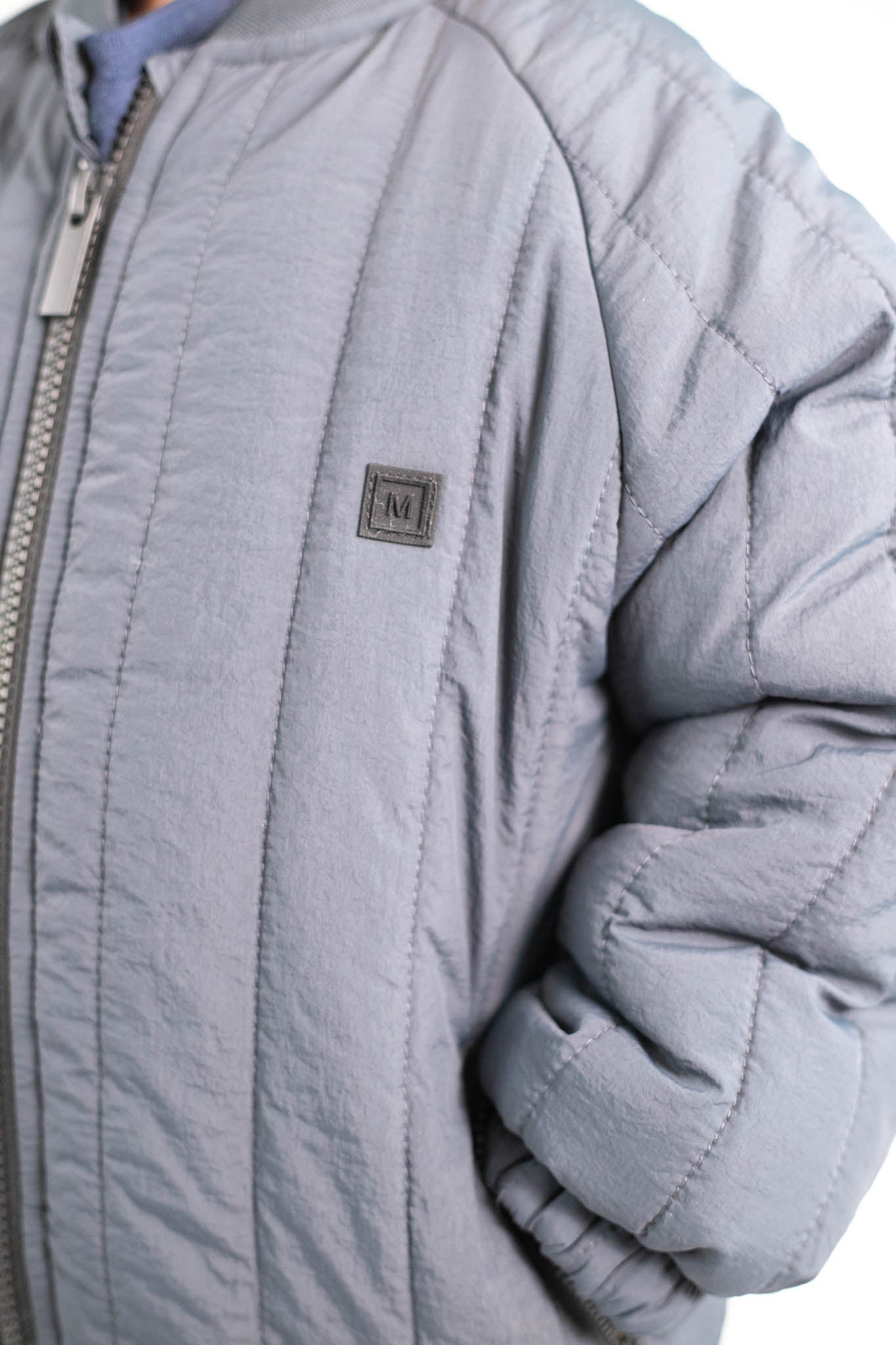 Charcoal Full Zip Padded Jacket (Toddler Boy) – Bowfish Kids