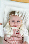 Viverano Cherry Embroidered Ruffle Romper Set