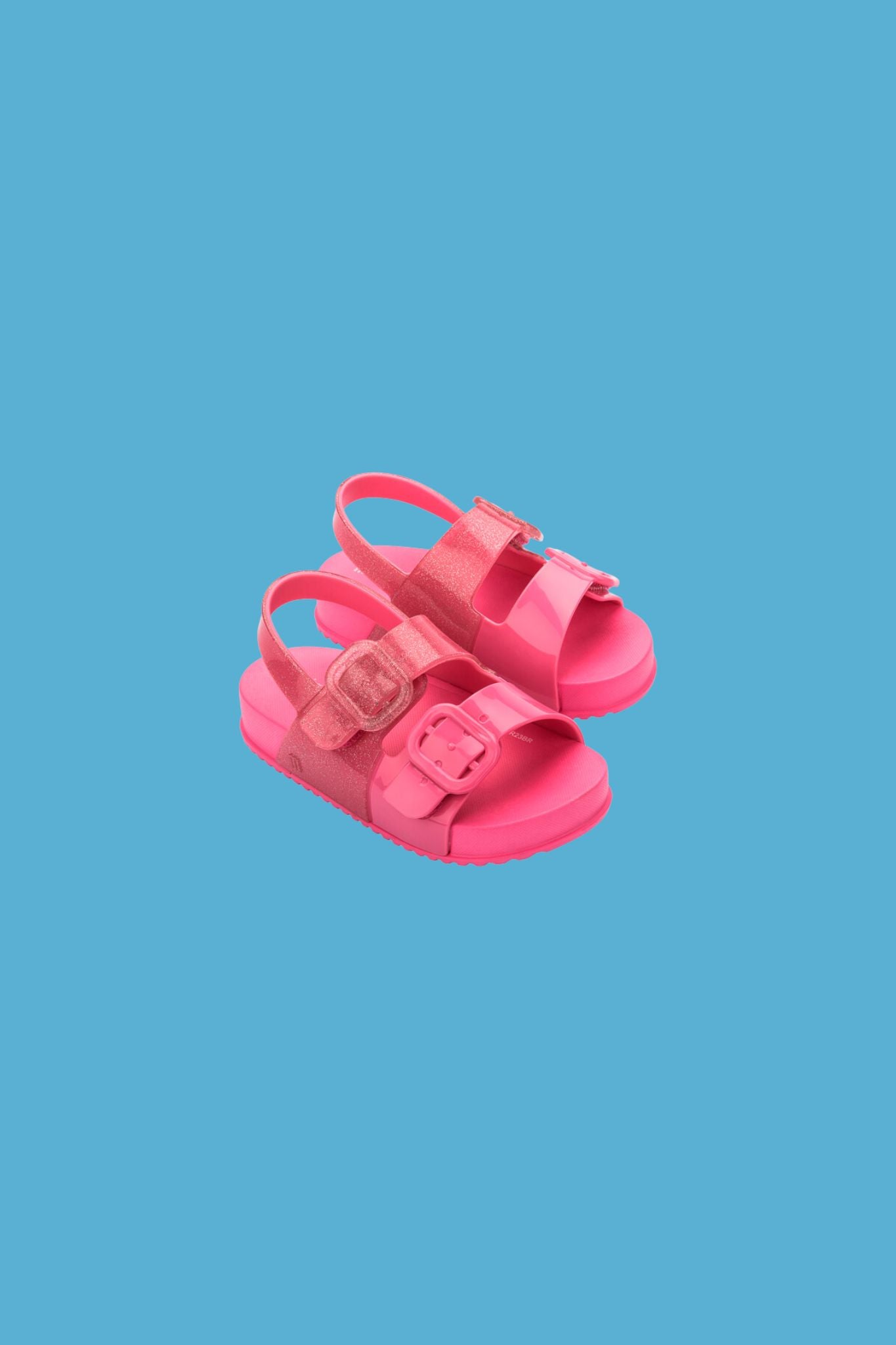 Mini Melissa Glitter Pink Cozy Sandal