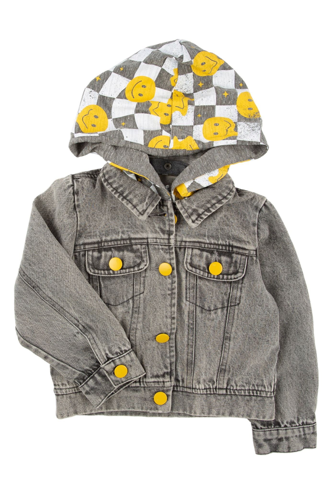 Buy Boys Jean Jacket Removable Hooded Toddler Kids Girls Denim Jacket  Button Coat Top Outwear (Blue, 11-12Y (150CM)) at Amazon.in