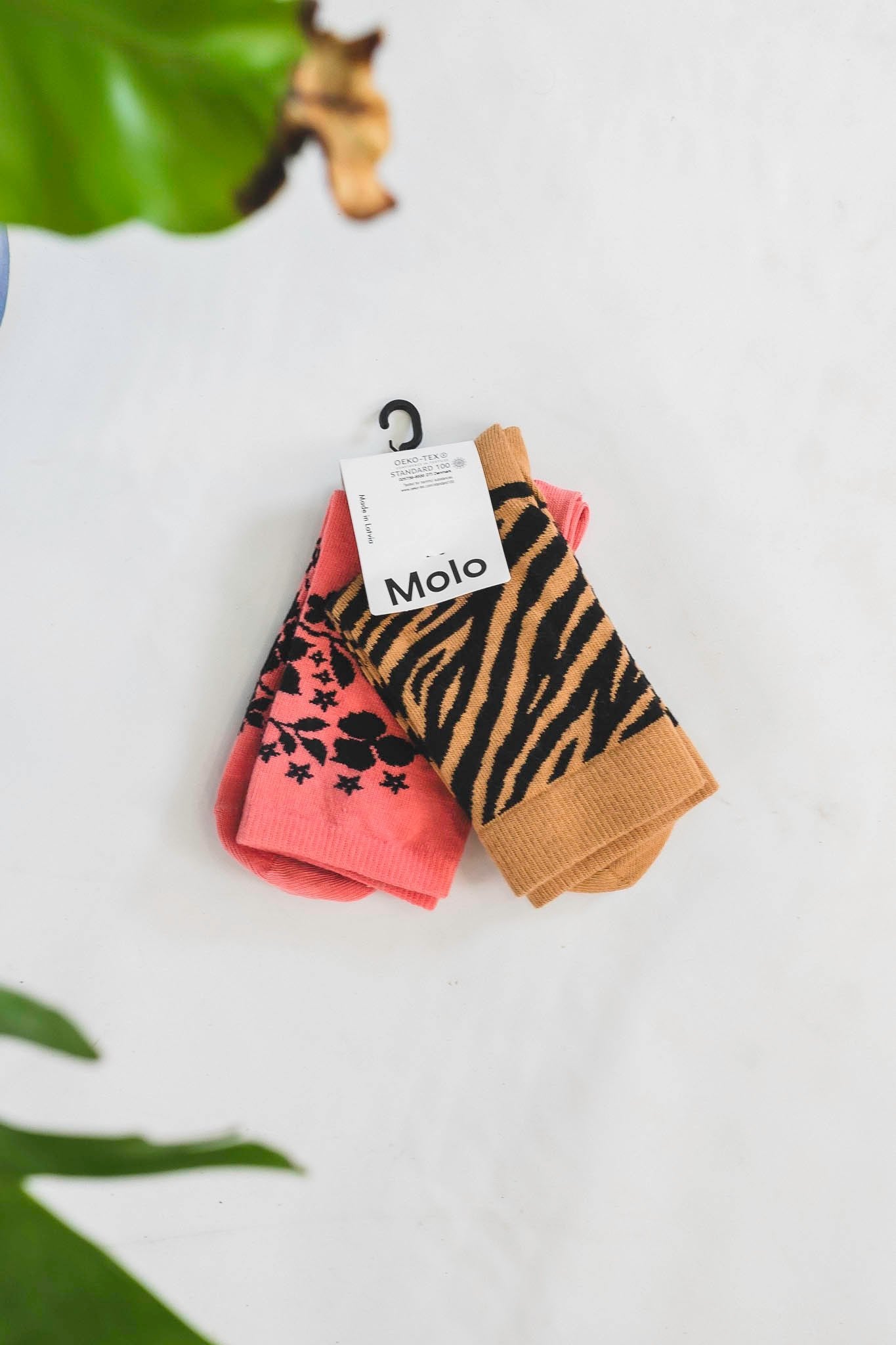 Molo Nomi Flamingo Pume Socks