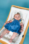 Mayoral Newborn Denim Dress Set