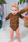 Molo Farai Zebra Wool Onesie