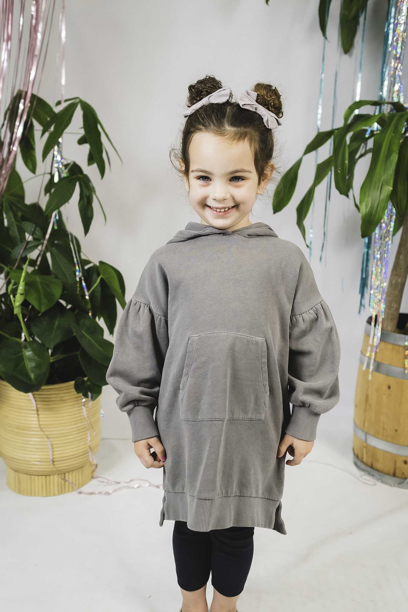 Play Up Grey Fleece Dress