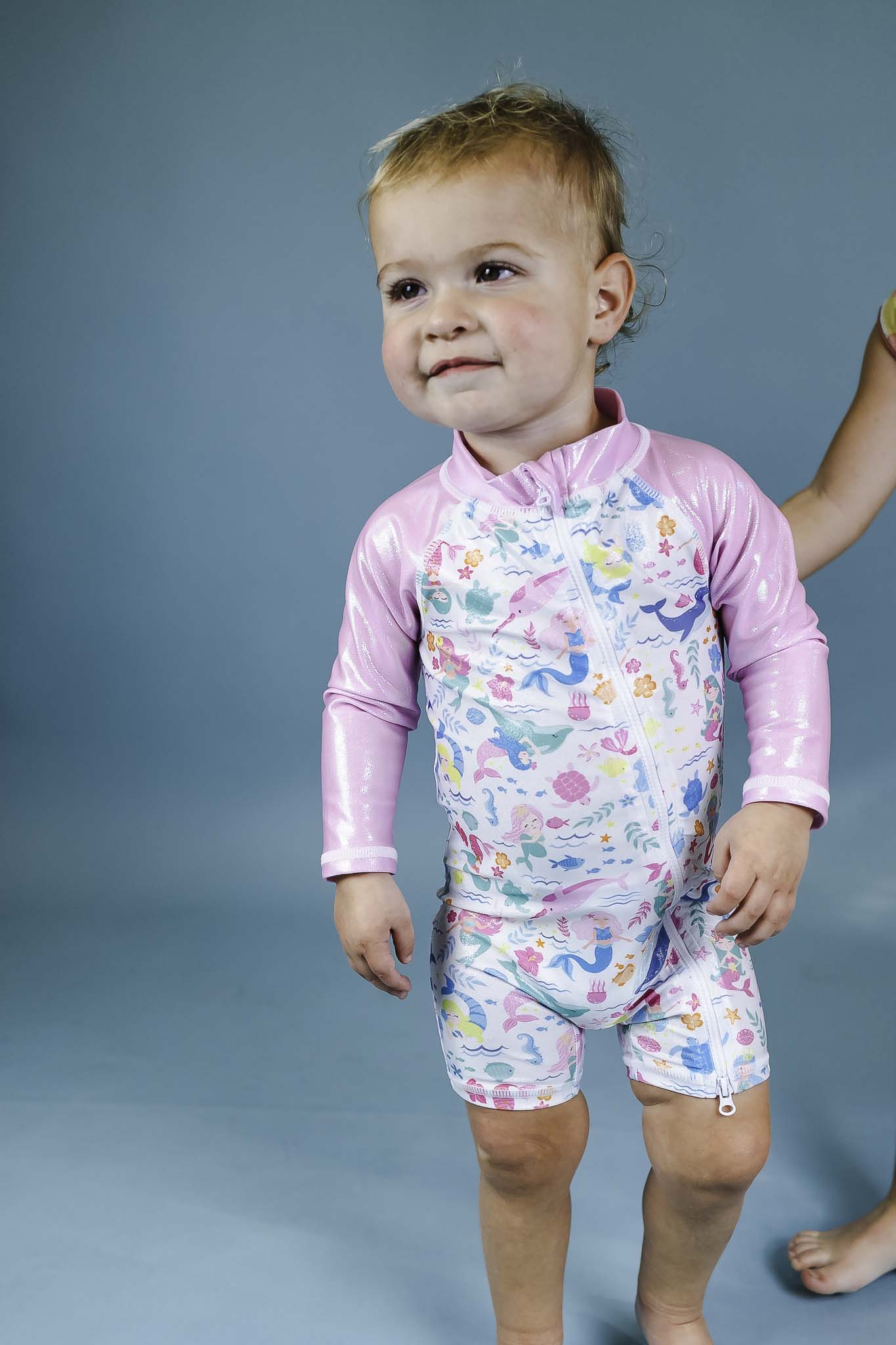 Flap Happy Mermaid Friends UPF 50 Shortie Suit