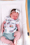 Mayoral Newborn Mint Tricot Set