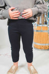 Play Up Navy Rib Legging