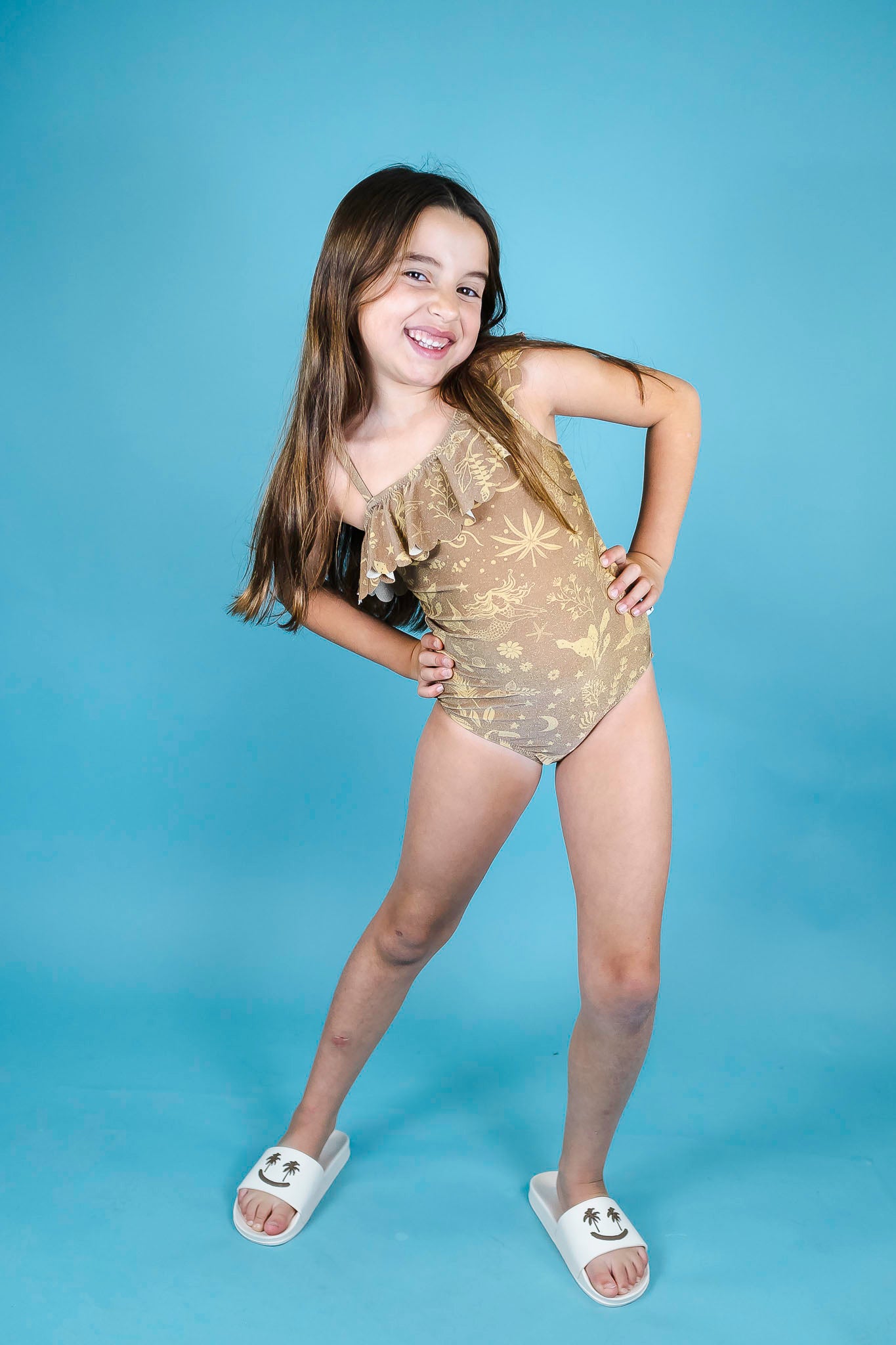 Molo Net Magic Gold World Swimsuit