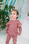 Baby Face Purple Striped Long Sleeve Shirt