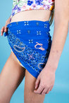Vismaya Ink Blue Bandana
