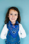 Vismaya Ink Blue Bandana