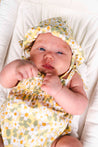 Mayoral Newborn Sunny Floral Bubble w/ Hat