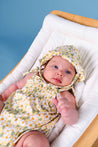 Mayoral Newborn Sunny Floral Bubble w/ Hat
