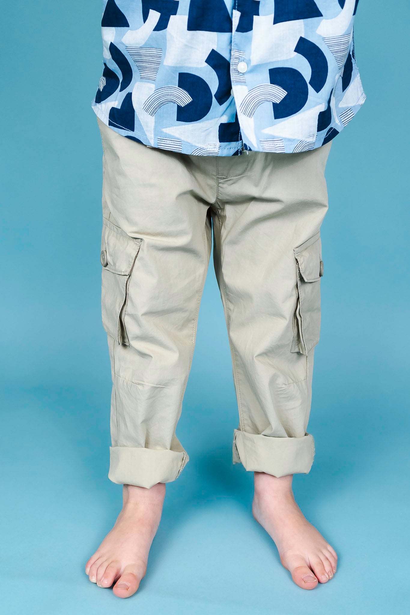 Mayoral Tan Cargo Pant